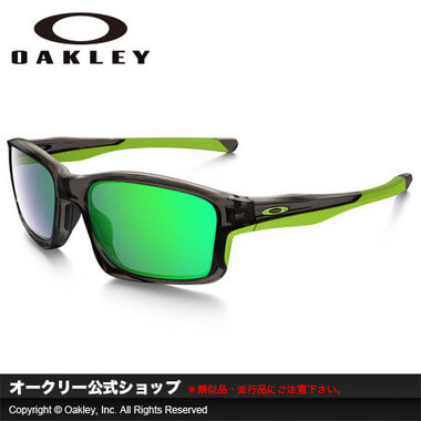 【OAKLEY】オークリーコピー ブランド公式ショップ チェーンリンクアジアンフィット(CHAINLINK ASIAN FIT) フレームカラー（Grey Smoke） レンズカラー（Jade Iridium） ミラー（イリジウム）レンズ メンズライフスタイルサングラス